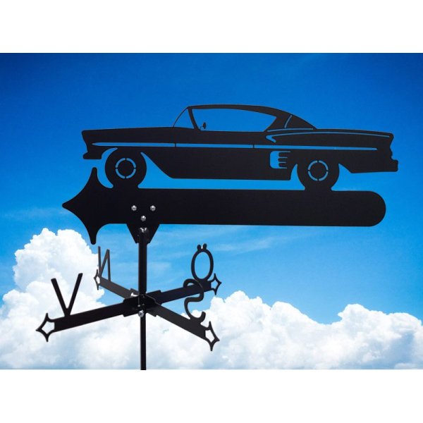 Vindflöjel Klassisk Impala himmels bakgrund.